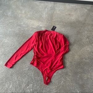 Sexy Red 🍒 Bodysuit Fashion Nova BRAND NEW w/ TAGS